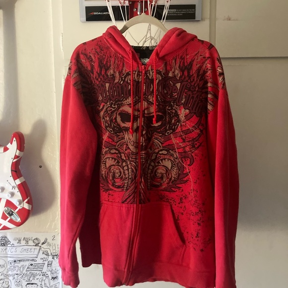 crazy vintage mma elite zip up size XXL fits like XL - Picture 6 of 6